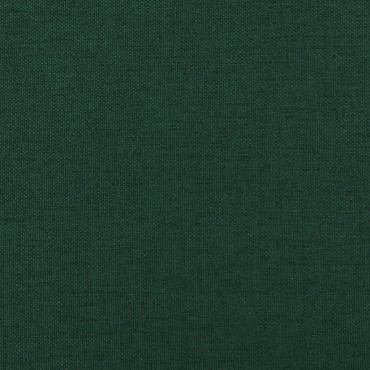 vidaXL Υποπόδιο Σκούρο Πράσινο 45x29,5x35cm Υφασμάτινο 1 τεμ.