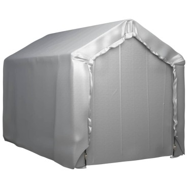 vidaXL Τέντα Αποθήκευσης Γκρι 180 x 300 εκ. Ατσάλινη