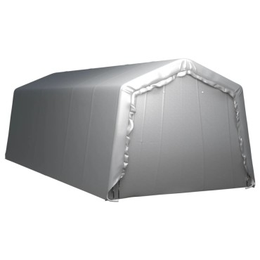 vidaXL Τέντα Αποθήκευσης Γκρι 300 x 750 εκ. Ατσάλινη