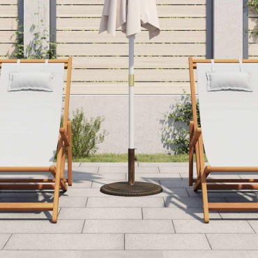 vidaXL Βάση Ομπρέλας Μπρονζέ 45 x 45 x 30 εκ. από Χυτοσίδηρο