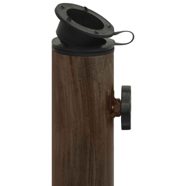 vidaXL Βάση Ομπρέλας Μπρονζέ 45 x 45 x 30 εκ. από Χυτοσίδηρο
