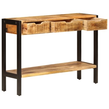 vidaXL Μπουφές με 3 Συρτάρια 110x35x75cm από Μασίφ Ξύλο Μάνγκο 1 τεμ.