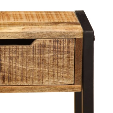 vidaXL Μπουφές με 3 Συρτάρια 110x35x75cm από Μασίφ Ξύλο Μάνγκο 1 τεμ.