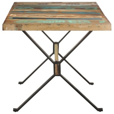 vidaXL Τραπεζαρία 160x80x76cm από Μασίφ Ανακυκλωμένο Ξύλο 1 τεμ.