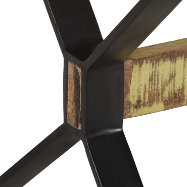 vidaXL Τραπεζαρία 160x80x76cm από Μασίφ Ανακυκλωμένο Ξύλο 1 τεμ.