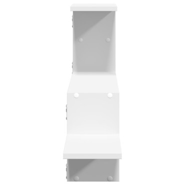 vidaXL Ράφι Τοίχου Λευκό 104x15x49cm από Επεξεργασμένο Ξύλο 1 τεμ.