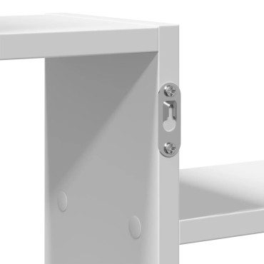 vidaXL Ράφι Τοίχου Λευκό 104x15x49cm από Επεξεργασμένο Ξύλο 1 τεμ.