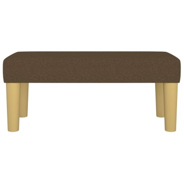 vidaXL Πάγκος Σκούρο Πράσινο 70x30x30cm Υφασμάτινος 1 τεμ.