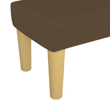 vidaXL Πάγκος Σκούρο Πράσινο 70x30x30cm Υφασμάτινος 1 τεμ.