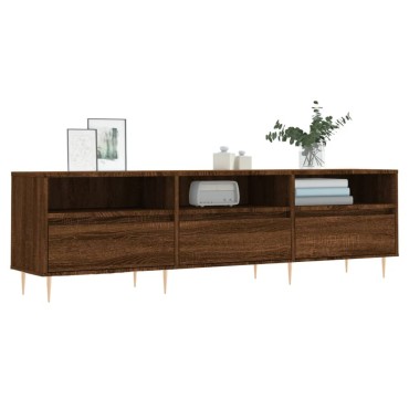 vidaXL Έπιπλο Τηλεόρασης Καφέ Δρυς 150x30x44,5cm Επεξεργασμένο Ξύλο