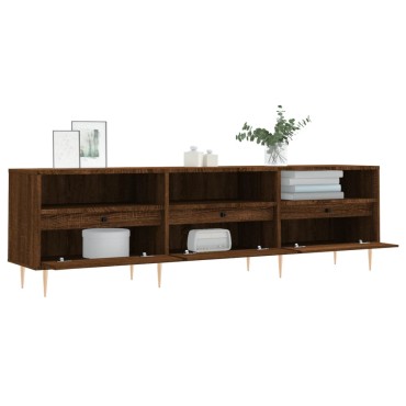 vidaXL Έπιπλο Τηλεόρασης Καφέ Δρυς 150x30x44,5cm Επεξεργασμένο Ξύλο