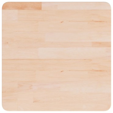 vidaXL Επιφάνεια Τραπεζιού Τετράγωνη 50x50x4cm Μασίφ Ξύλο Δρυς 1 τεμ.