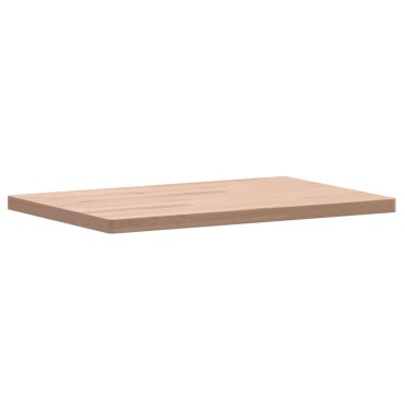 vidaXL Επιφάνεια Τραπεζιού Ορθογώνια 60x40x2,5cm Μασίφ Ξύλο Οξιάς 1 τεμ.