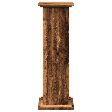vidaXL Βάση Οθόνης με Αποθ. Όψη Παλαιού Ξύλου 31x30x90 εκ. Επεξ. Ξύλο