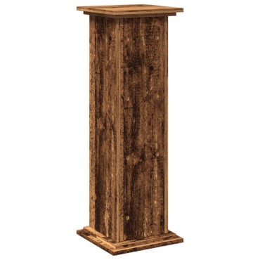 vidaXL Βάση Οθόνης με Αποθ. Όψη Παλαιού Ξύλου 31x30x90 εκ. Επεξ. Ξύλο