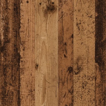 vidaXL Ντουλάπι Τροχήλατο Όψη Παλαιού Ξύλου 60x53x72cm Επεξεργ. Ξύλο 1 τεμ.