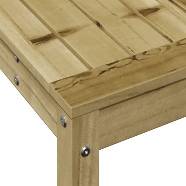 vidaXL Τραπέζι Κηπουρικής με Ράφι 108 x 35 x 75 εκ. Εμποτ. Ξύλο Πεύκου