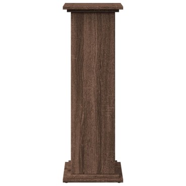 vidaXL Βάση Οθόνης με Αποθ. Καφέ Δρυς 31x30x90 εκ. Επεξεργασμένο Ξύλο