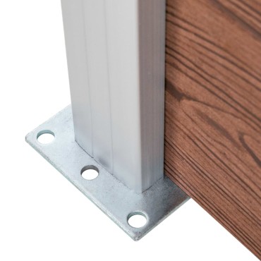 vidaXL Πάνελ Περίφραξης Καφέ 1391x186cm από WPC