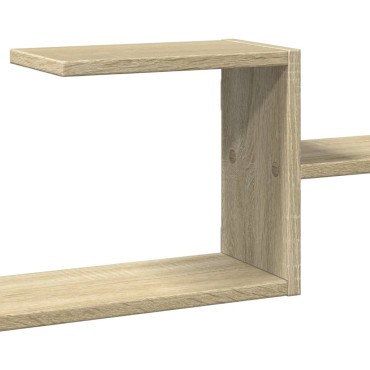 vidaXL Ράφι Τοίχου Sonoma Δρυς 104x15x49cm από Επεξεργασμένο Ξύλο 1 τεμ.