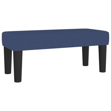 vidaXL Πάγκος Μπλε 70x30x30cm Υφασμάτινος 1 τεμ.