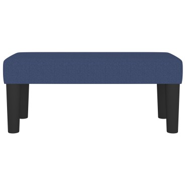 vidaXL Πάγκος Μπλε 70x30x30cm Υφασμάτινος 1 τεμ.