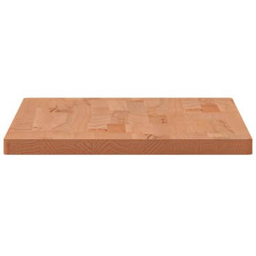 vidaXL Επιφάνεια Τραπεζιού Ορθογώνια 80x40x2,5cm Μασίφ Ξύλο Οξιάς 1 τεμ.