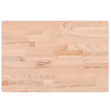 vidaXL Πάγκος Μπάνιου 60x40x2,5 εκ. από Μασίφ Ξύλο Οξιάς