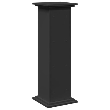 vidaXL Βάση Οθόνης με Αποθ. Μαύρο 31x30x90 εκ. Επεξεργασμένο Ξύλο