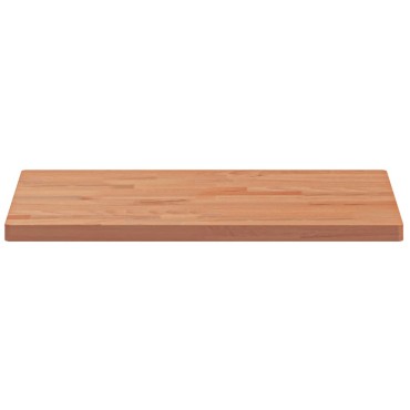 vidaXL Επιφάνεια Τραπεζιού Ορθογώνια 60x40x2,5cm Μασίφ Ξύλο Οξιάς 1 τεμ.