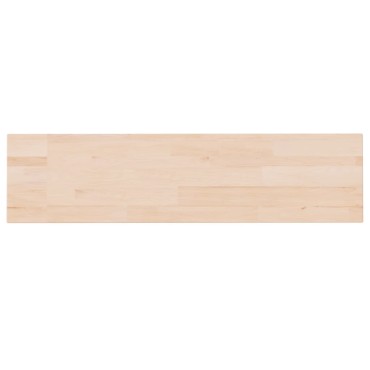 vidaXL Ράφι 80x20x1,5cm από Ακατέργαστο Μασίφ Ξύλο Δρυός 1 τεμ.