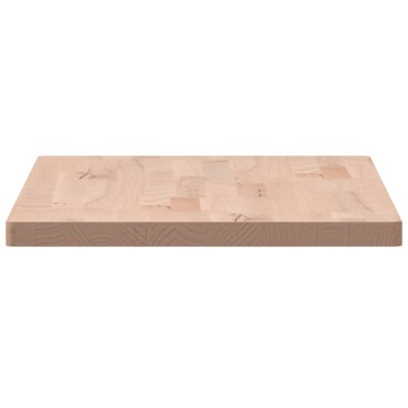 vidaXL Επιφάνεια Τραπεζιού Ορθογώνια 80x40x2,5cm Μασίφ Ξύλο Οξιάς 1 τεμ.