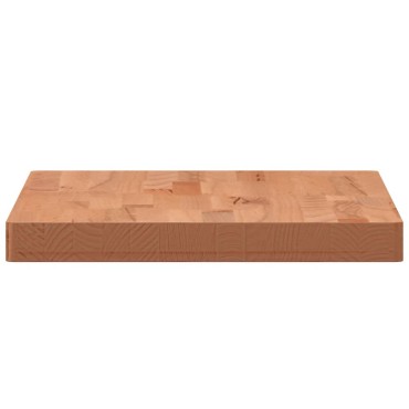 vidaXL Πάγκος Μπάνιου 80 x 40 x 4 εκ. από Μασίφ Ξύλο Οξιάς