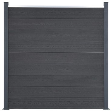 vidaXL Σετ Πάνελ Περίφραξης Καφέ 353x186cm από WPC
