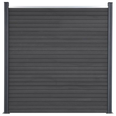 vidaXL Σετ Πάνελ Περίφραξης Καφέ 353x186cm από WPC