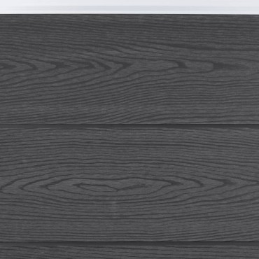 vidaXL Σετ Πάνελ Περίφραξης Γκρι 699x186cm από WPC