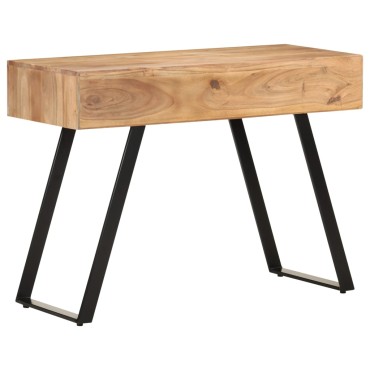 vidaXL Γραφείο Live Edge 107x45x79cm από Μασίφ Ξύλο Ακακίας 1 τεμ.