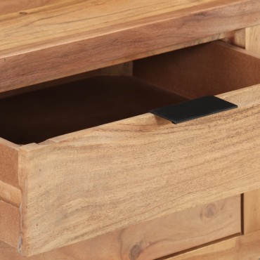 vidaXL Γραφείο Live Edge 107x45x79cm από Μασίφ Ξύλο Ακακίας 1 τεμ.