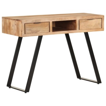 vidaXL Γραφείο Live Edge 107x45x79cm από Μασίφ Ξύλο Ακακίας 1 τεμ.