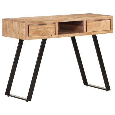 vidaXL Γραφείο Live Edge 107x45x79cm από Μασίφ Ξύλο Ακακίας 1 τεμ.