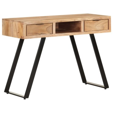 vidaXL Γραφείο Live Edge 107x45x79cm από Μασίφ Ξύλο Ακακίας 1 τεμ.