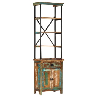 vidaXL Ντουλάπι Ψηλό 55x30x180cm από Μασίφ Ανακυκλωμένο Ξύλο 1 τεμ.
