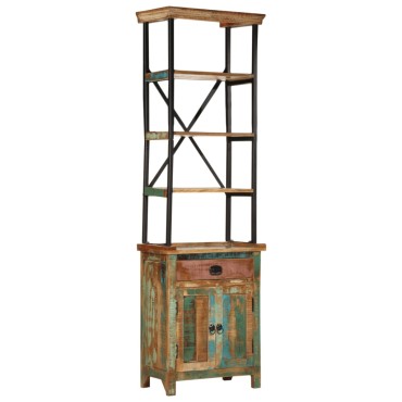 vidaXL Ντουλάπι Ψηλό 55x30x180cm από Μασίφ Ανακυκλωμένο Ξύλο 1 τεμ.