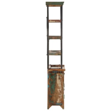 vidaXL Ντουλάπι Ψηλό 55x30x180cm από Μασίφ Ανακυκλωμένο Ξύλο 1 τεμ.