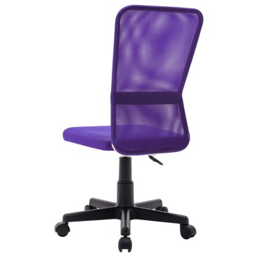 vidaXL Καρέκλα Γραφείου Μοβ 44x52x100cm Διχτυωτό Ύφασμα 1 τεμ.