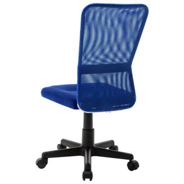 vidaXL Καρέκλα Γραφείου Μπλε 44x52x100cm Διχτυωτό Ύφασμα 1 τεμ.