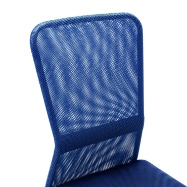 vidaXL Καρέκλα Γραφείου Μπλε 44x52x100cm Διχτυωτό Ύφασμα 1 τεμ.