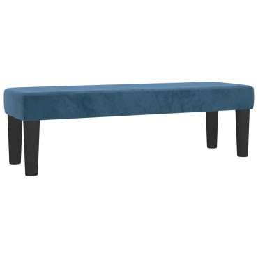 vidaXL Κρεβάτι Boxspring με Στρώμα Σκούρο Μπλε 180x200 εκ. Βελούδινο