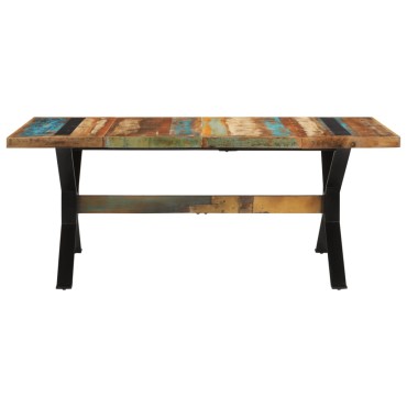 vidaXL Τραπεζαρία 180x90x73cm από Μασίφ Ανακυκλωμένο Ξύλο 1 τεμ.
