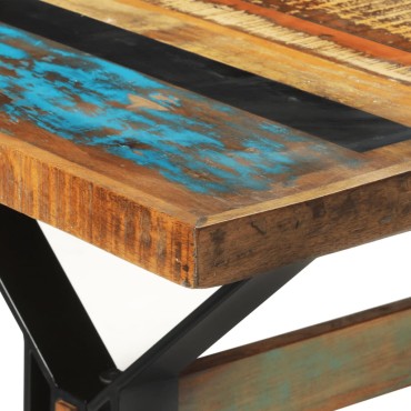 vidaXL Τραπεζαρία 180x90x73cm από Μασίφ Ανακυκλωμένο Ξύλο 1 τεμ.